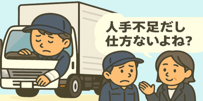 【労災の落とし穴（運送業）】 無理な配車計画で労災に遭っても、 人手不足だし仕方ないよね？