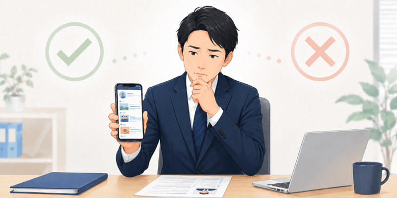 採用活動で応募者のSNS調査を行うことは是か非か？